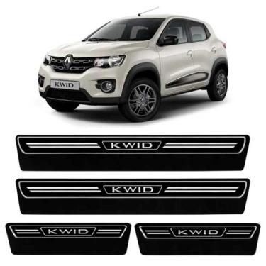 Imagem de Kit Soleiras Elegance Np - Protetor Premium Kwid 2018 a 2024 - NP ADES