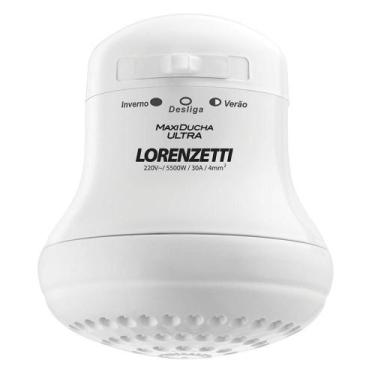 Imagem de Chuveiro Maxi Ducha Ultra 5500W 220V - Lorenzetti, Branco