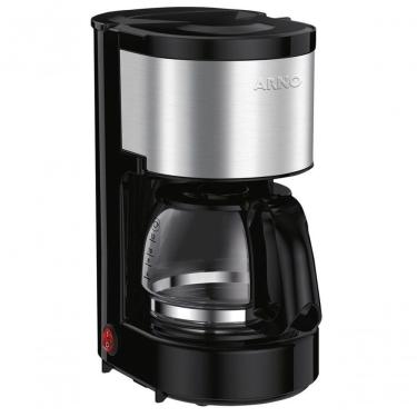 Imagem de Cafeteira Elétrica Arno com Jarra de Vidro Filtro Permanente 12 Xícaras 0,6L Preto 220V