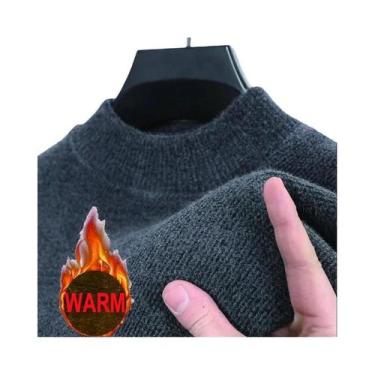 Imagem de Suéter Masculino De Cashmere 100% Puro De Tamanho Grande, Pullover Com