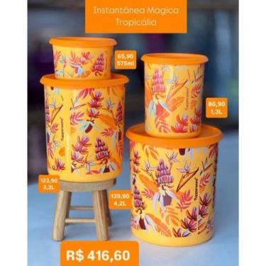 Imagem de Tupperrware Kit instantânea mágica com 4 potes - - Tupperware
