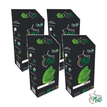 Imagem de 4 Erva Mate Chimarrão ORIGEM DO MATE MENTA composta 500gr