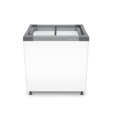 Imagem de Freezer Horizontal 185 Litros tampa de vidro Metalfrio Supra Branco NF