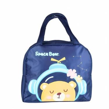Imagem de Bolsa Lancheira Térmica Infantil Quente Frio Desenho Animais - Genéric
