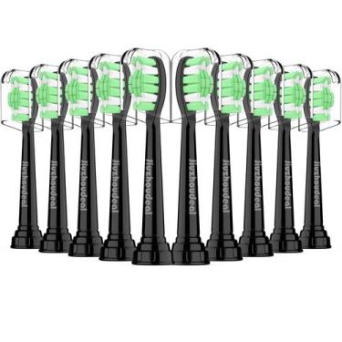 Imagem de Cabeças de escova de dentes de reposição Jiuzhoudeal para Philips Soni
