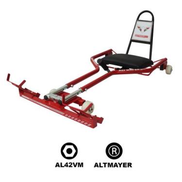 Imagem de Skate Car Vermelho Carrinho de Rolimã Altmayer AL42VM