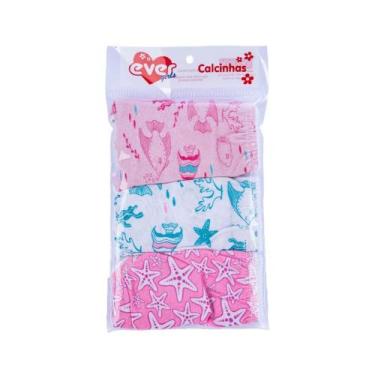 Imagem de Calcinha infantil menina Everly ref 620, GG, Rosa
