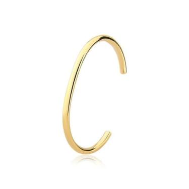 Imagem de Bracelete Liso Banhado a Ouro (SEMIJOIA) - Potere