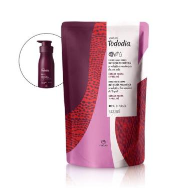 Imagem de Refil Creme Desodorante Nutritivo para o Corpo Tododia Cereja Negra e 