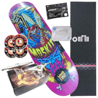 Imagem de Skate Completo PRO Shape Wood Light Maple Canadense 8.125 - SHOCK Skat