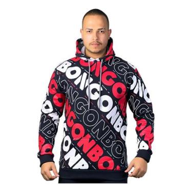 Imagem de Blusa Moletom Onbongo Masculina Canguru Fechada D779a, Preto, P
