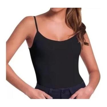 Imagem de Camisete Alças Lupo Loba 41600-001 Básica Sem Costura, Preto, M