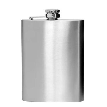 Imagem de Cantil de Bolso em Aço Inox 220ml - Mimostyle