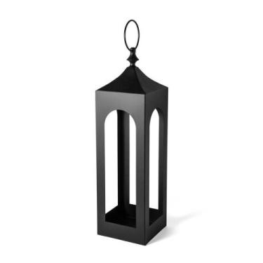 Imagem de Lanterna Decorativa em Metal Preto 60cm 16876 Mart