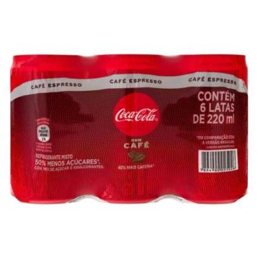 Imagem de Pack c/6 unidades de refrigerante de cola c/ café 220ml. - Pegasus
