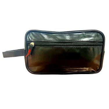 Imagem de Necessaire Unissex Preta com Alça - GENERICA