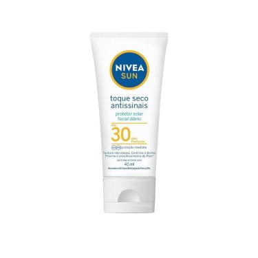 Imagem de Protetor Solar Facial NIVEA SUN Toque Seco Antissinais FPS 30 40ml