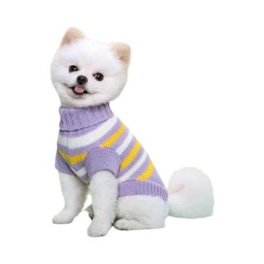Imagem de Suéter Tricotado Para Cães E Gatos Pequenos S-2XL, Macio, Confortável 