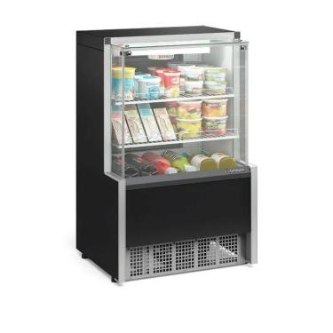 Imagem de Vitrine Refrigerada Ar Forcado Gelopar GPFA-075R-PR 75L 1 Porta Preto 220V