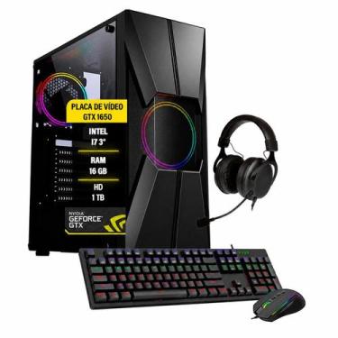 Imagem de Pc Gamer Bravus Core i7 GTX 1650 Memória Ram 16gb Hd 1TB SSD 120GB - A