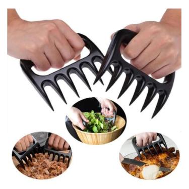 Imagem de Kit C/ 2 Garras De Urso Churrasco P/ Churrasco Desfiar Carne - Loja Co