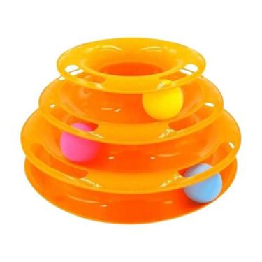 Imagem de Brinquedo Interativo para Gatos Torre De Bolinhas - TEX BRASIL