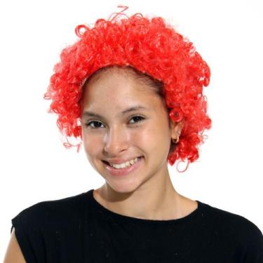 Imagem de Peruca Black Cacheada Abrakadabra - Carnaval, VERMELHO, U