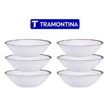 Imagem de Conjunto 6 Tigelas Bowls Canyon Porcelana 18 cm Tramontina