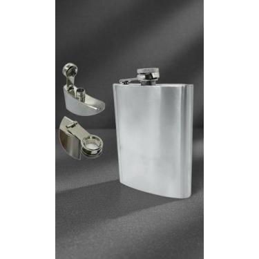 Imagem de Cantil de Bolso Inox 240ml - Congratulations Store