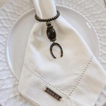 Imagem de Porta Guardanapo Country Fashion Ferradura - Madame Blue