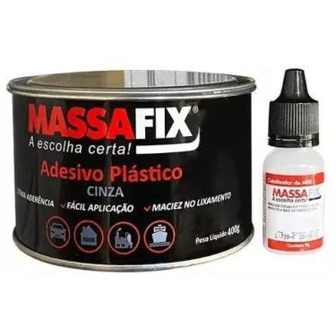 Imagem de Massa Plástica 400g Cinza Com Catalizador Massafix - MASSA FIX