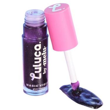 Imagem de Gloss labial juvenil luluca by melu lábios cheios de estilo gloss magi