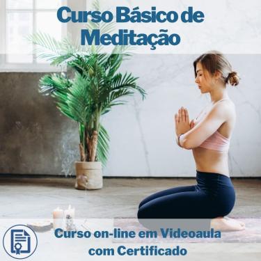 Imagem de Curso on-line em videoaula Básico de Meditação com Certificado