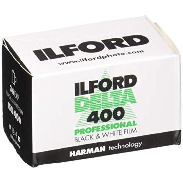 Imagem de Ilford Filme de grão fino rápido Delta Pro 1748192, preto e branco, ISO 400, 35 mm, 36 exposições (pacote com 3)