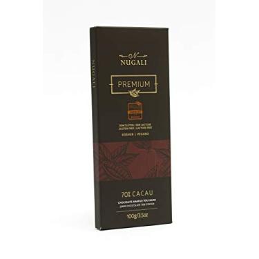 Imagem de Tablete Chocolate Amargo 70% Vegano 100g Nugali