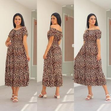 Vestido Plus Size Feminino G GG EXG G1 Moda Maior Tecido Viscose