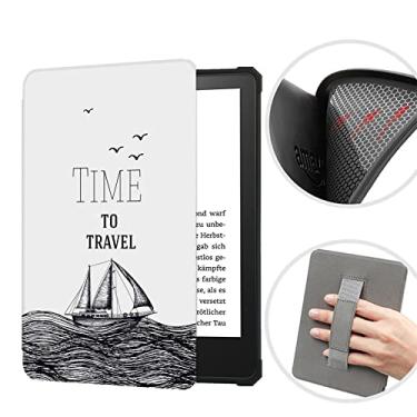 Imagem de CCOO Nova capa serve para Amazon Kindle Paperwhite [11ª geração, versão 2021], capa de poliuretano premium leve, hibernar/despertar automática