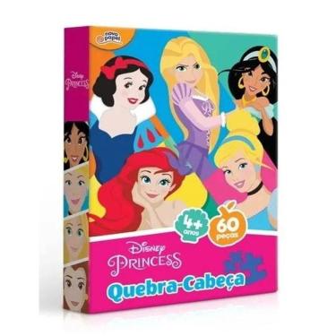 Imagem de Quebra Cabeça 60 Peças Disney Princess 8006 - Toyster