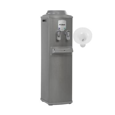 Imagem de Bebedouro Refrigerado Compressor com Furador Coluna Galão Inox Libell
