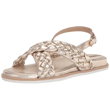 Imagem de Sam Edelman Mini sandália unissex infantil Vita, Folha de ouro, 13 Big Kid