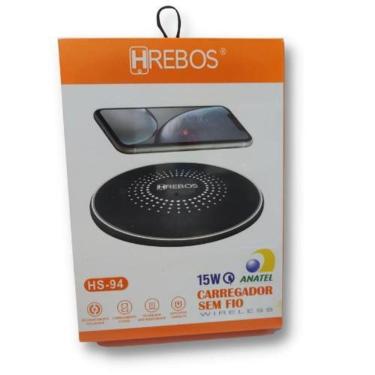 Imagem de Carregador Sem Fio Wireless Hrebos Hs-94