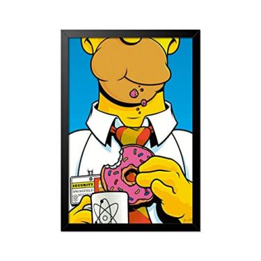 Imagem de Quadro Poster Simpsons Donut 33x23cm