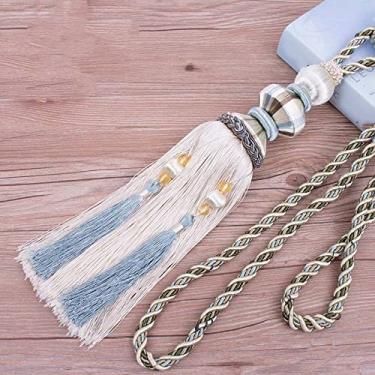 Imagem de Cortina de estilo europeu Cortina Bola Pendurada Cortina Amarras Penduradas Borla Ataduras Acessórios de Cortina,03