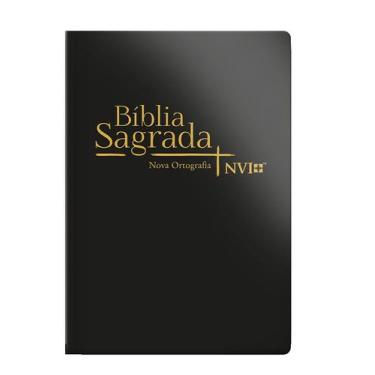Imagem de Livro - Bíblia Nvi Média Semi Luxo - Preta