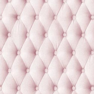 Imagem de Papel De Parede Adesivo 3d Couro Capitonê Rosa Rosê Rolo 3m