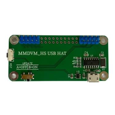 Imagem de AURSINC MMDVM Hotspot USB HAT Board para Simlpex & Dual Band Hotspot & Modem RPT Hat Support DMR DSTAR BlueDV | Compatível com Windows Linux Android System | Deslocamento BER, DMR, TX e TCXO | Porta MicroUSB