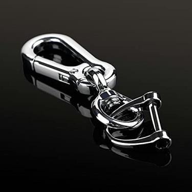 Imagem de YJADHU Capa de chave dobrável de carro TPU macio de 3 botões capa completa remota, apto para Peugeot Citroen C1 C2 C3 C4 C5 DS3 DS4 DS5 DS6, chaveiro simples