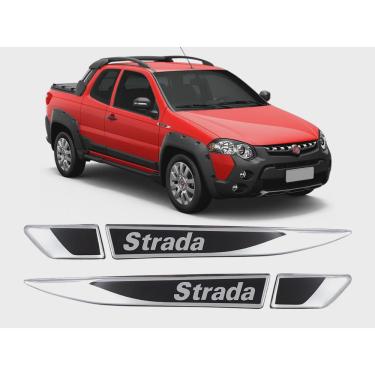 Imagem de Aplique Emblema Lateral Tag Fiat Strada Até 2019