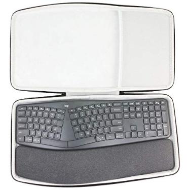 Imagem de Capa de viagem rígida co2CREA de substituição para teclado ergonômico sem fio Logitech Ergo K860