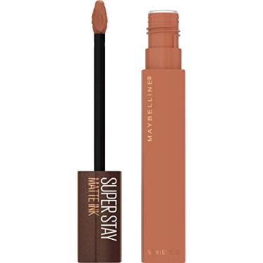 Imagem de Batom Líquido Longa Duração Maybelline SuperStay Matte Ink Coffee 255 Chai Genius